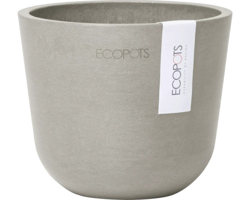 Blumentopf Ecopots Oslo Kunststoff Ø 10,1 cm 11,4 x 11,4 x 9,5 cm braun