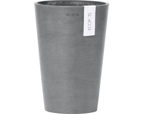 Blumentopf Ecopots Pisa Kunststoff Ø 16 cm 17,8 x 17,8 x 25,2 cm grau