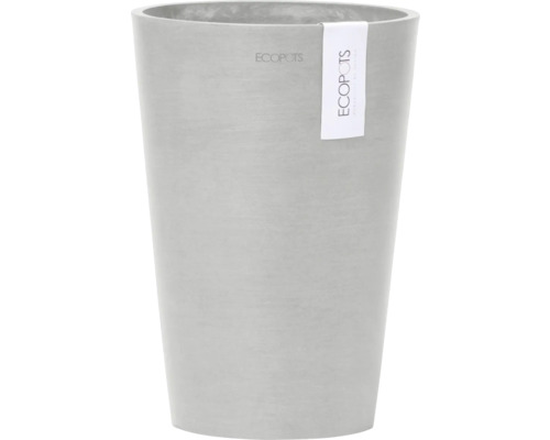 Blumentopf Ecopots Pisa Kunststoff Ø 16 cm 17,8 x 17,8 x 25,2 cm grau