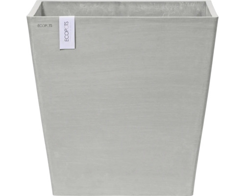 Blumentopf Ecopots Rotterdam Kunststoff Ø 46,6 cm 50,2 x 50,2 x 49,5 cm grau