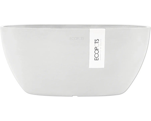 Ecopots Blumentopf Aus Recyceltem Kunststoff – 53,3 Cm, Frostbeständig, Skandinavisches Design