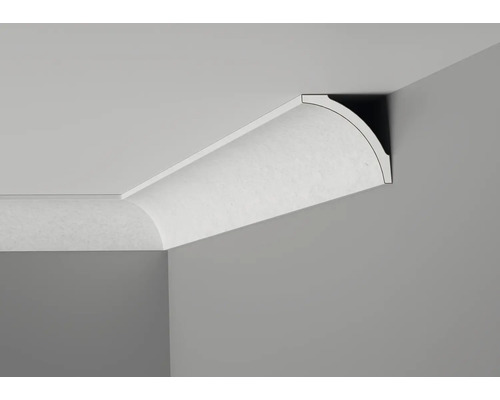 NOMASTYL® B127 Deckenleiste/Funktionsleiste PVC papierummantelt 2000 x 82 x 82 mm Pack = 61 St