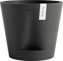 Blumentopf Ecopots Venice Kunststoff Ø 18,3 cm 20,1 x 20,1 x 17,7 cm dunkelgrau