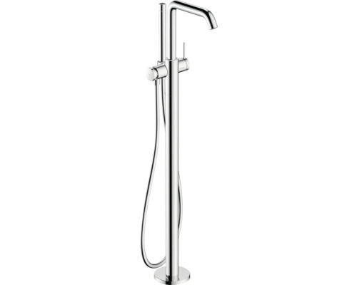 hansgrohe Badewannenarmatur TECTURIS S chrom ohne Unterputzgrundkörper 73440000 Freistehende Badewannenarmatur mit Handbrause