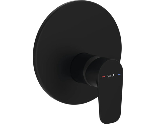 VitrA Unterputz Thermostat Dusche FLOW SOFT schwarz matt ohne Unterputzgrundkörper A4334836EXP Schwarze Waschtischarmatur