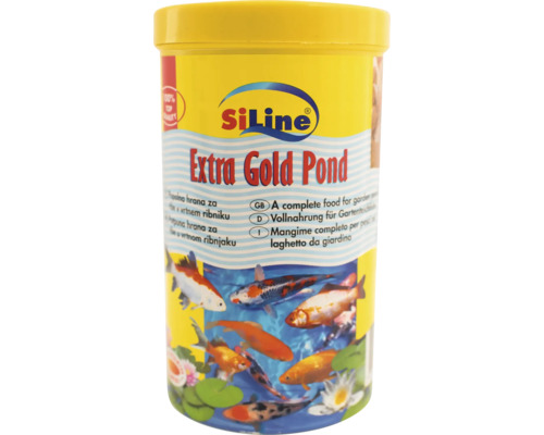 Teichfischfutter SiLine Extra Gold Pond 1 l Goldfischfischfutter