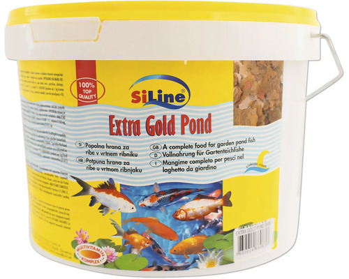 Teichfischfutter SiLine Extra Gold Pond 5,5 l Goldfischfischfutter