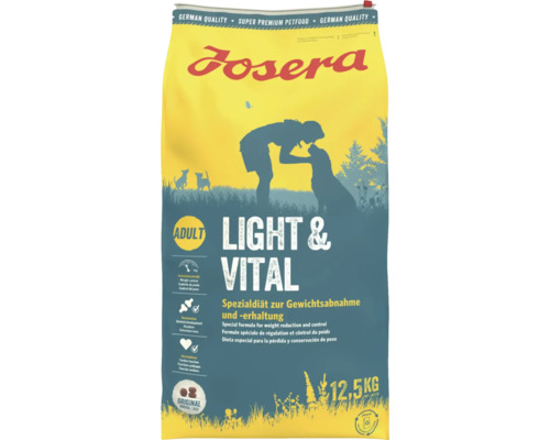 Hundefutter trocken Josera Josera Light & Vital 12,5 kg Adult, Spezialdiät zur Gewichtsabnahme und -erhaltung