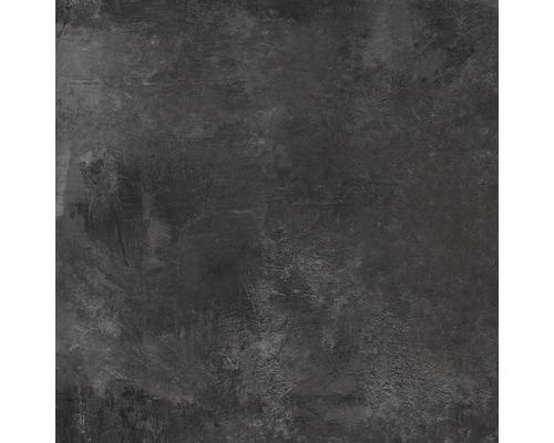 form&style Feinsteinzeug Wand- und Bodenfliese Messina antracite 61,5 x 61,5 x 0,85 cm Nahaufnahme einer dunkelgrauen Wandfliese mit matter Oberfläche und Betonoptik.