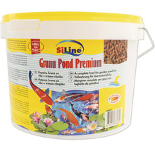 SiLine Granu Pond Premium Gartenteichfischfutter im Eimer