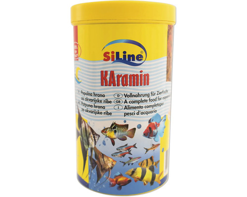 Fischfutter SiLine Karamin Aquariumfischfutter 1 l