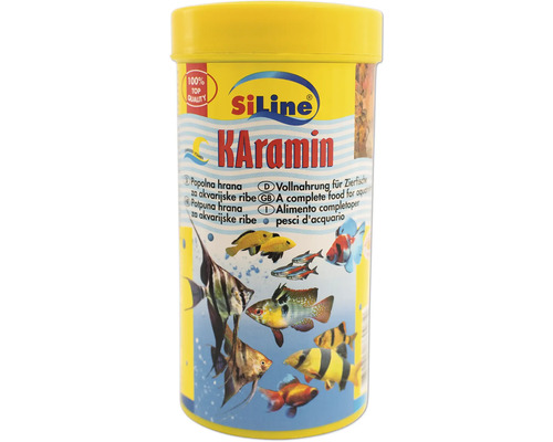 Fischfutter SiLine Karamin Aquariumfischfutter 250 ml
