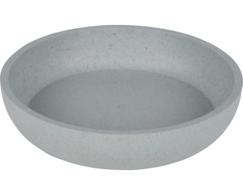 Graue Pflanzschale aus Stein