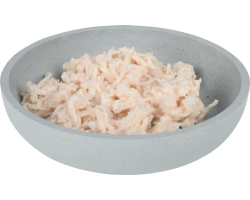 Schale mit Hühnchenfleisch