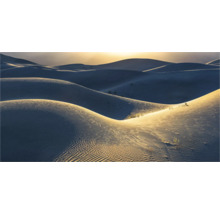Ansicht von Sanddünen im warmen Licht