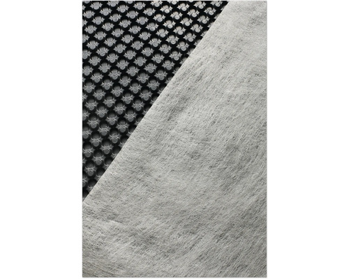 Grundmauerschutz Noppenbahn HDPE beidseitig mit Thermofaserstoff 5 m x 2 m Rolle = 10 m² Grundmauerschutz Noppenbahn HDPE beidseitig mit Thermofaserstoff 5 m x 2 m Rolle = 10 m²