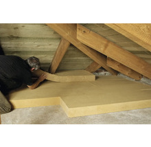 STEICOtop Holzfaser-Dämmplatten für die oberste Geschossdecke mit stumpfer Kante 1200 mm x 400 mm x 80 mm