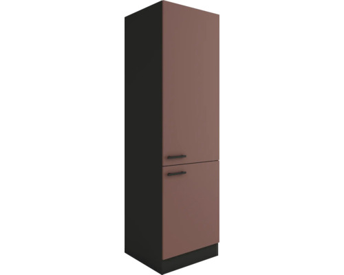 Optifit Vorratsschrank Nizza407 BxTxH 60 x 57,1 x 206,8 cm rostrot matt zerlegt Anschlag reversibel KUNI H606-9+ Optifit Vorratsschrank Nizza407 BxTxH 60 x 57,1 x 206,8 cm rostrot matt zerlegt Anschlag reversibel KUNI H606-9+