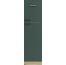Optifit Kühlumbauschrank für 145er Einbaukühlschrank Savona405 BxTxH 60 x 57,1 x 206,8 cm grün matt zerlegt Anschlag reversibel KUSA H614-9+