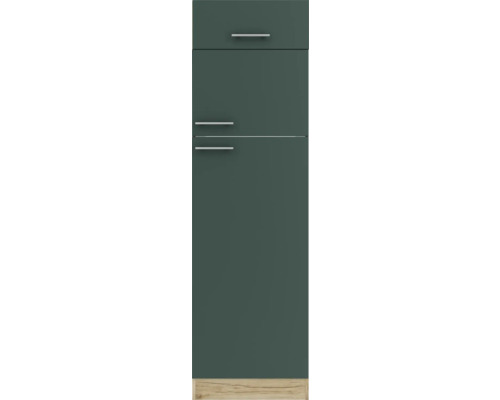 Hochschrank mit Schublade, zwei Türen und Griffen
