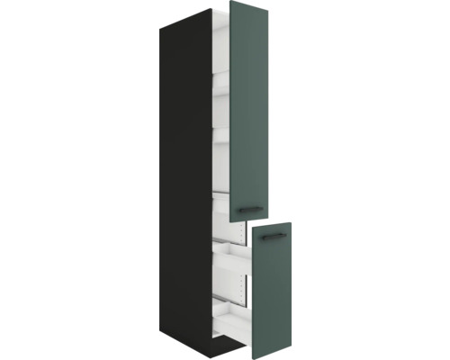 Küchenschrank mit Auszügen und Drehtüren