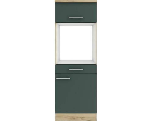 Küchenschrank mit zwei Schubladen und offenem Fach