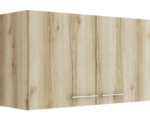 Optifit Hängeschrank Livorno290 BxTxH 100 x 34,6 x 57,6 cm Frontfarbe wildeiche matt strukturiert Korpusfarbe wildeiche