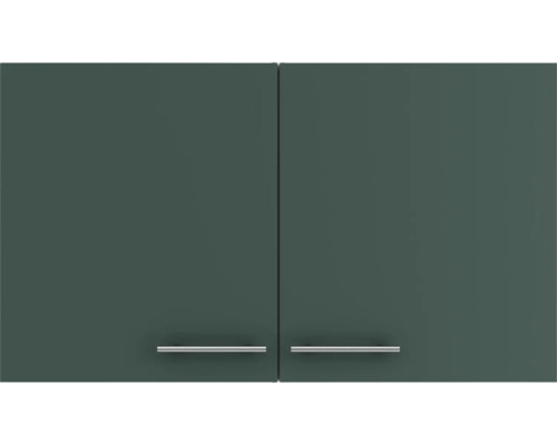 Küchenhängeschrank mit zwei Türen und Griffen