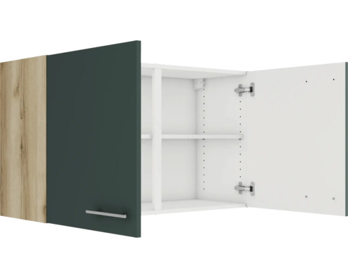 Hängeschrank mit zwei Türen, offen