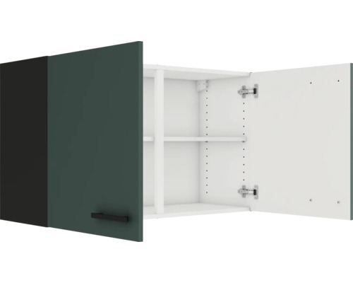 Hängeschrank mit zwei Türen, offen