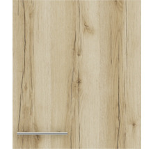 Küchenschrankfront in Holzoptik mit Griff