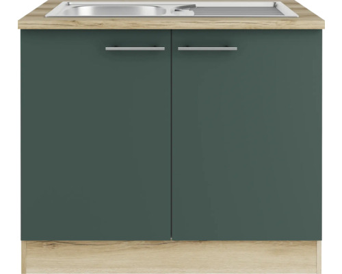 Spülenunterschrank mit zwei Türen und Spülbecken