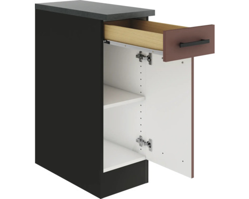 Unterschrank mit Schublade und Regalböden