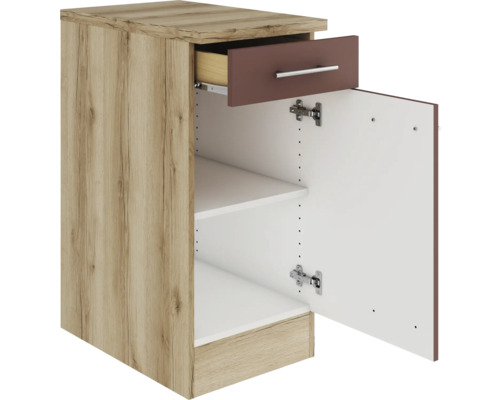 Küchenunterschrank mit Schublade und Einlegeböden