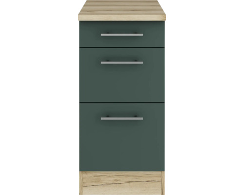 Küchenunterschrank mit drei Schubladen