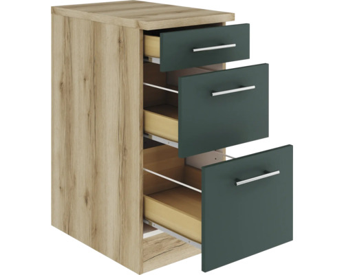 Küchenunterschrank mit drei Auszügen