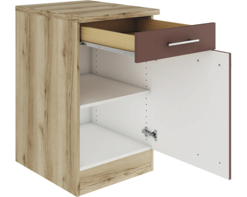 Unterschrank mit Schublade und Regalböden