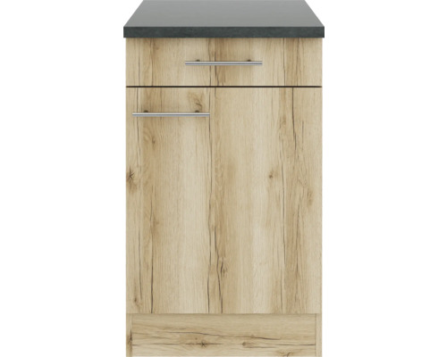 Unterschrank mit Schublade und Tür im Holzdekor