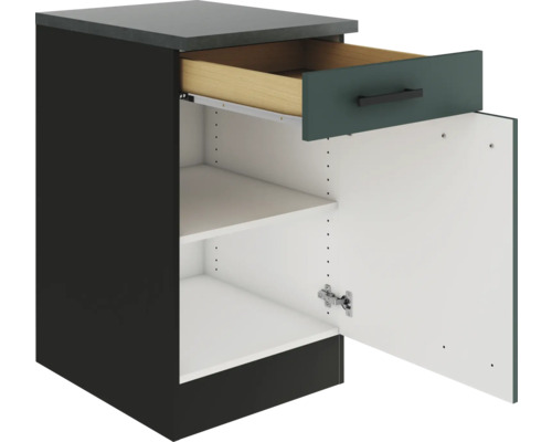 Küchenunterschrank mit Schublade und Regalböden