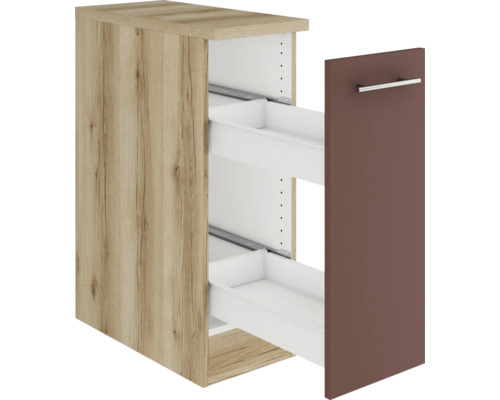 Küchenunterschrank mit zwei Auszügen und Tür