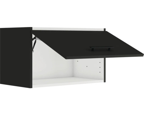 Hängeschrank mit geöffneter Klappe