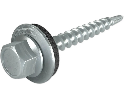 PRECIT SKH-Schrauben 4,8 mm x 35 mm verzinkt Pack = 100 St Blechschraube mit Dichtscheibe