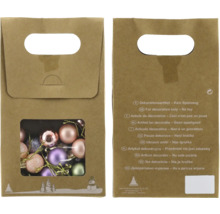Packung mit Christbaumkugeln zur Dekoration, kein Spielzeug