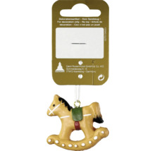Schaukelpferd Weihnachtsbaumschmuck zum Aufhängen
