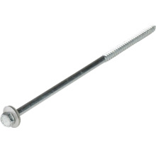 PRECIT Edelstahl-Schrauben ohne Bohrspitze 6,5 mm x 175 mm blank mit Dichtscheibe E16 Pack = 100 St