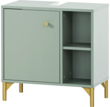 Waschbeckenunterschrank Möbelpartner Ando BxHxT 60.2x60.3x33.05 cm pistazie