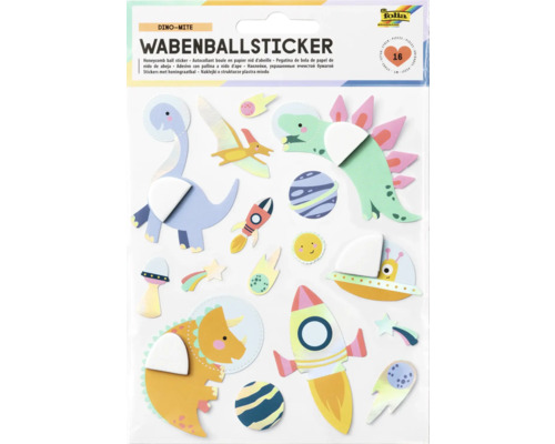 Wabenball Sticker Dino-mite 16 Stück