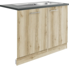 Spülenunterschrank mit zwei Türen und Spüle