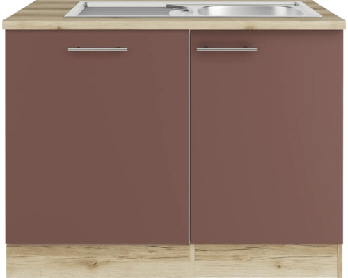 Spülenunterschrank mit zwei Türen und Spülbecken