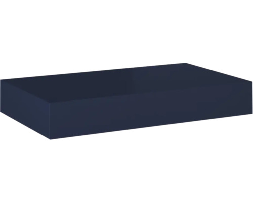 Jungborn Kompaktmarmor-Waschtischplatte 80.6x12x46 cm navi blau matt Rechteckiger Behälter